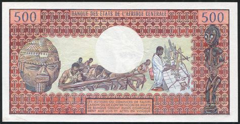 currency of central african republic 500 francs banknote 1974 jean bédel bokassa world banknotes