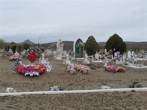 Cemetery South Of Lordsburg New Mexico Near The Mexican Border ~ 33