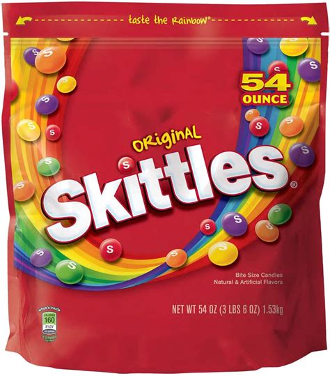 Skittles Original Fruity Candy 54 Ounce Party Size Bag Amazonca