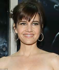 Carla Gugino Turns Heads Lithe Figure Wolves Screening Daily Mail Online