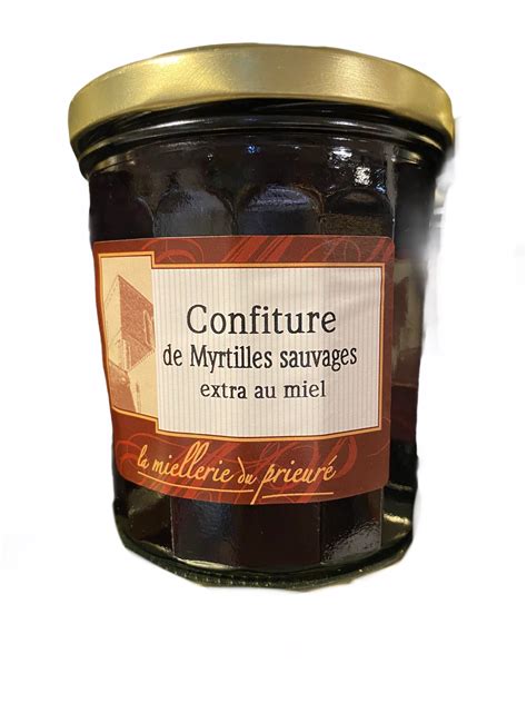 Confiture de Myrtilles sauvages 375g NOS GOURMANDISES