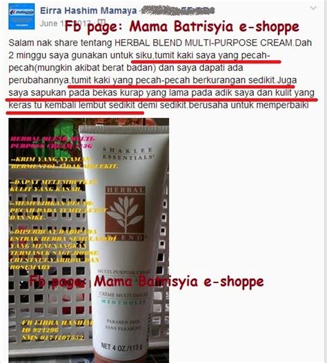 See more of buku lali on facebook. mama Batrisyia: Herbal Blend Multipurpose Cream Shaklee ...