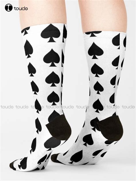 Spade Queen Of Spades Game Socks Womens Running Socks Cute Pattern