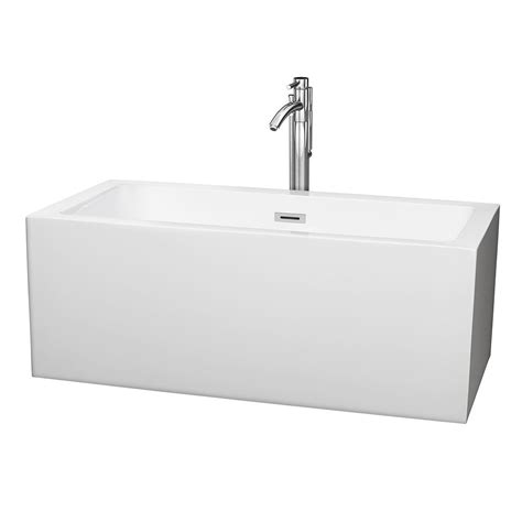 If you interest to know any product, follow the product link. Wyndham Collection Melody 5 Feet Soaker Bathtub with ...