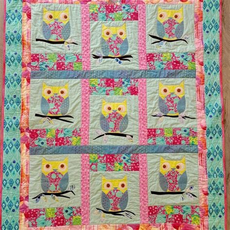Owl Baby Quilt Etsy