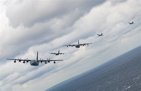 Mc 130j Commandos Gang Up For 1st Sos Flight Of The Flock Theyre