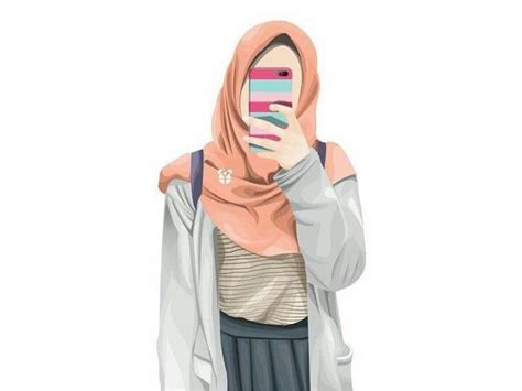 Hijabers fanart - 2 di 2020 | Kartun, Lukisan wajah, dan ...