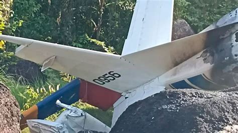 se estrelló un avión militar en venezuela cinco oficiales murieron diario panorama