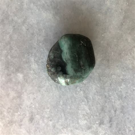 Polished Emerald Stone Raw Etsy