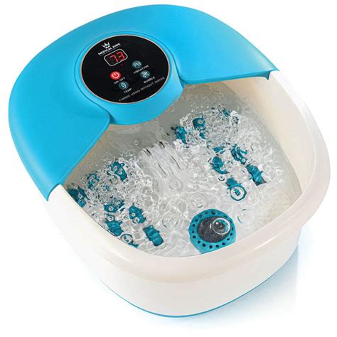 Buy Foot Spa Massager With Heat 14 Rollers In Foot Shape 5 In 1 Foot Bath Massager Includes