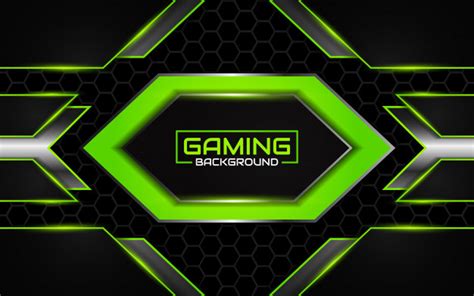 Hd wallpapers and background images. Abstract futuristic black and green gaming background ...