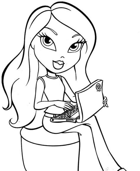 Image information image title : picture coloring book: Bratz Cheerleader Coloring Pages ...