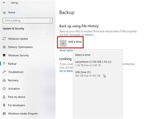 How To Backup And Restore Files In Windows 10
