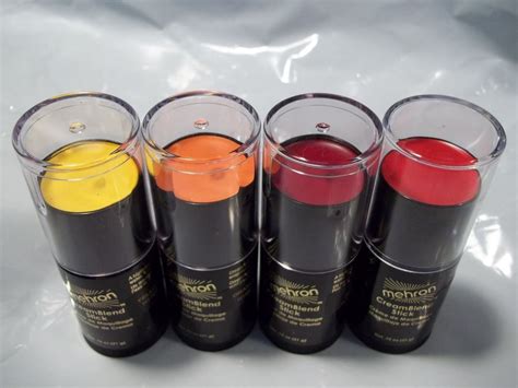 Details About Mehron Cream Blend Stick Professional Theatrical Makeup Bright Colors Makeup Usa