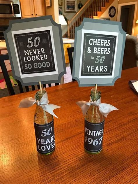 50TH BIRTHDAY CENTERPIECE 50th Party Decor 50th Decorations - Etsy