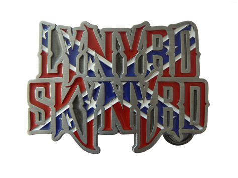 Lynyrd Skynyrd Flag Designer Belt Buckles