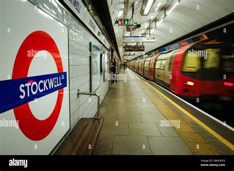 London September 2022 Stockwell Underground Station A South London