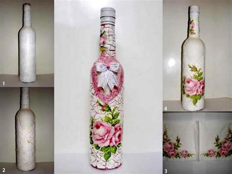 Y el proceso es super fácil, rápido y económico. Bello, Simple y Practico: Como decorar botellas de vidrio!
