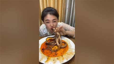 Eating The Octopus Alive Octopus Youtube