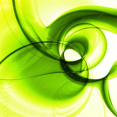 Premium Vector Abstract Green Wave Background