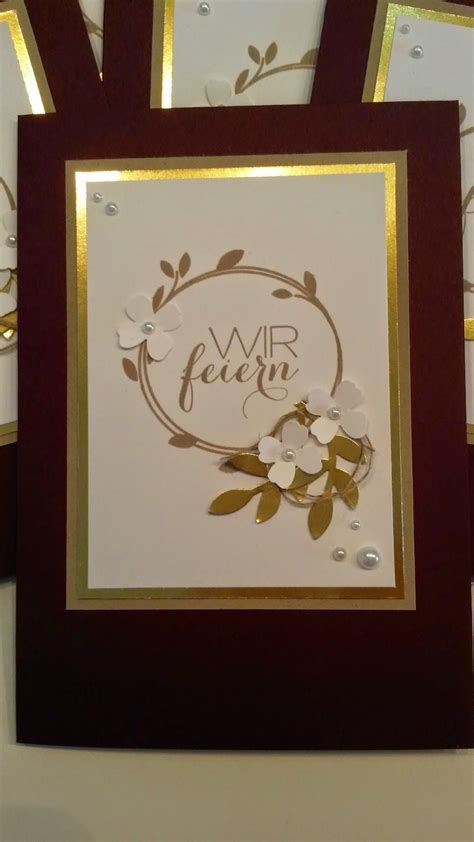 Entdecke rezepte, einrichtungsideen, stilinterpretationen und andere ideen zum ausprobieren. Goldene Hochzeit (Papierträume & Stempelliebe ...