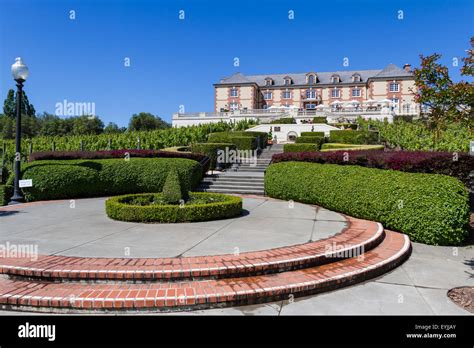 Napa Valley California May 12 Beautiful Chateau Domaine Carneros A