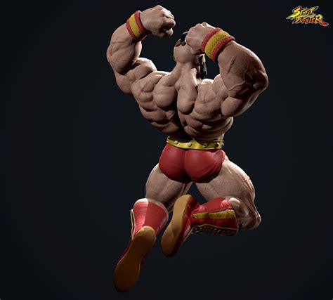 Zangief Street Fighter Fan Art Zbrushcentral