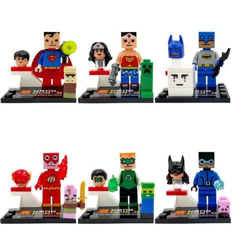 Desde que la mítica compañía de piezas de construcción en el número 10 tenemos lego® creator islands, un juego de construcción en el que tendremos que explorar diferentes islas e ir armando las. Heroes Dc Minecraft Para Armar Compatibles Con Lego ...