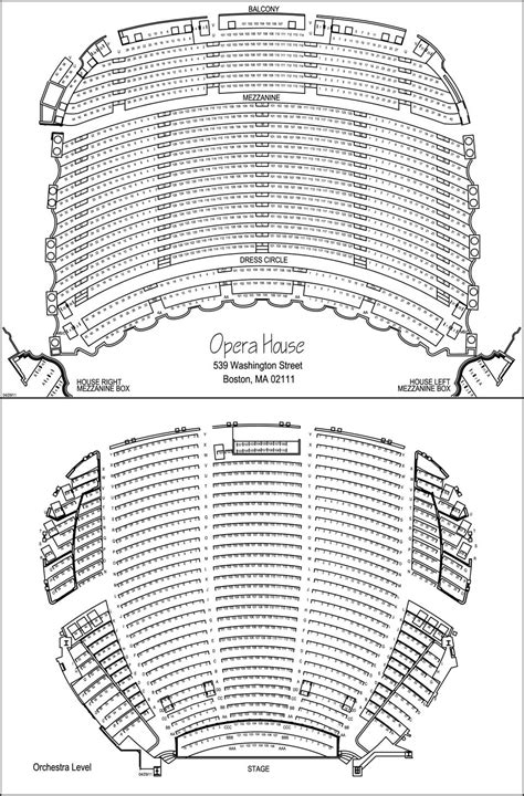 Opera House In Boston Ma Seating Chart