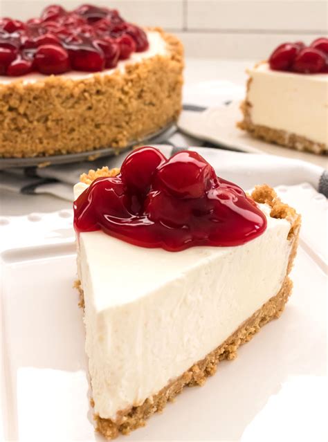 Easy No Bake Cheesecake Recipe Two Sisters