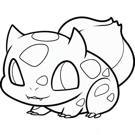 Bulbasaur Coloring Pages Free Pokemon Coloring Pages