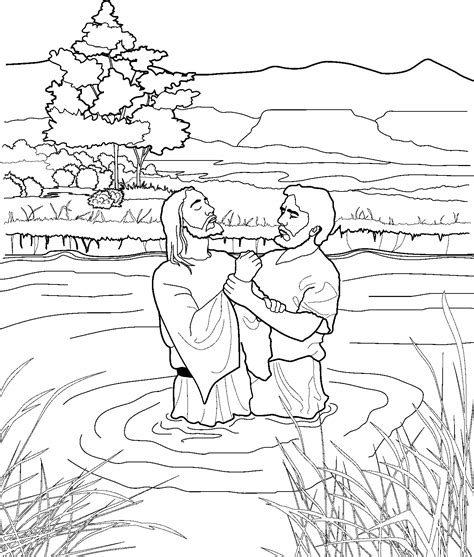 John The Baptist Coloring Pages Printable At Free