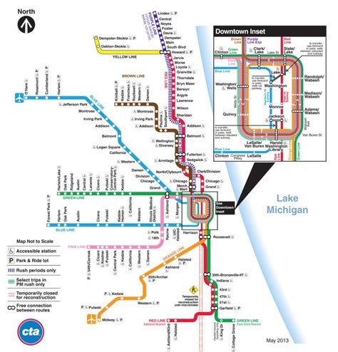 Transit Maps Behind The Scenes Evolution Of The Chicago Cta Rail Map