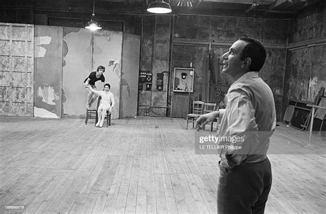 Shooting Of The Ballet Le Jeune Homme Et La Mort By Jean Cocteau