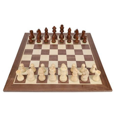 We Games French Staunton Chess Set Weighted Pieces And Walnut Wood