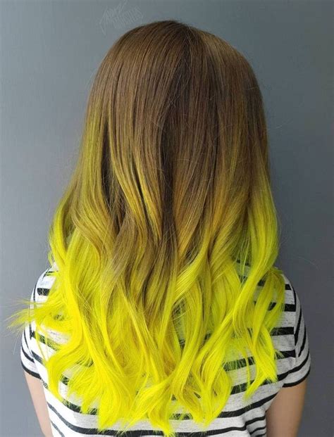 40 Two Tone Hair Styles Hair Styles Yellow Hair Color Yellow Ombre Hair
