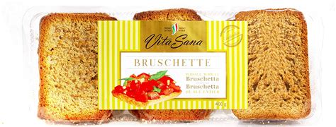 Whole Wheat Bruschette Vita Sana Italianmart