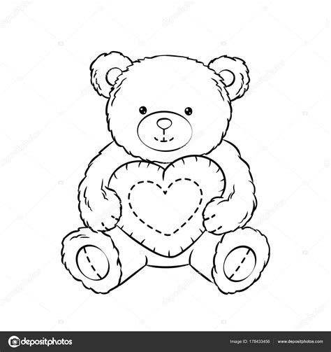 35 Tendencias Para Dibujos Para Colorear De Ositos Con Corazones - Sfilasky