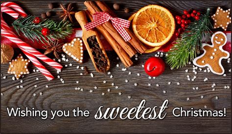 Wishing You The Sweetest Christmas Ecard Free Christmas Cards Online