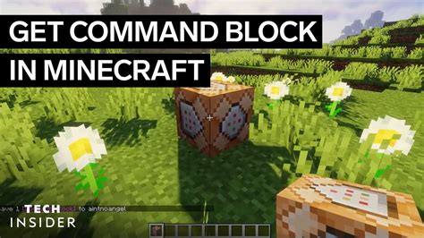 How To Get A Command Block In Minecraft Youtube
