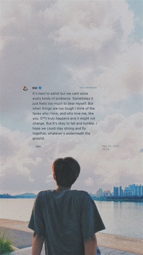 Bahwasanya, anda dan pasangan tidak harus memiliki pemikiran yang. BTS WALLPAPER | Kutipan bts, Kata-kata indah, Motivasi