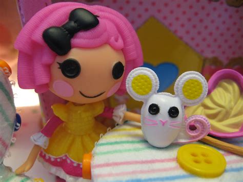 Close Up Crumbs Sugar Cookie And Mouse Mini Lalaloopsy A Photo On