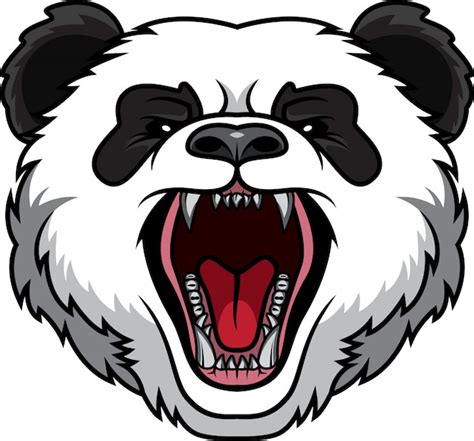 Panda Head Mascot Vector Premium Download