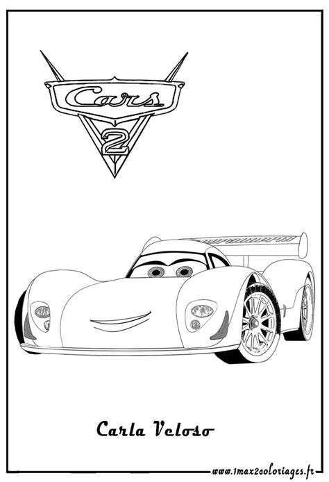 Coloriages cars 2  Carla Veloso Cars 2  Coloriages les Bagnoles 2