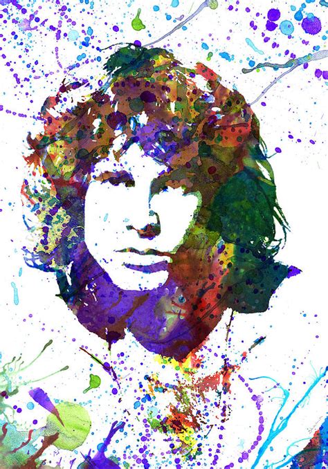 Jim Morrison Painting By Dante Blacksmith Fine Art America