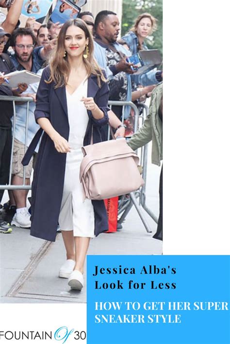 Celebrity Look For Less Jessica Alba S Super Sneaker Style Celebrity