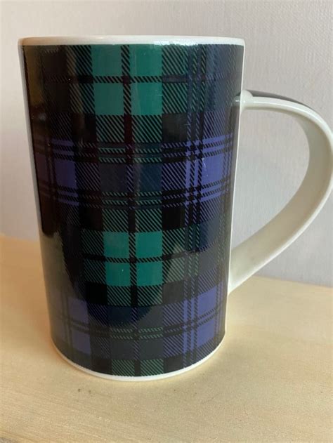 Black Watch Tartan Coffee Mug Dunoon Mug Made In Scotland Etsy Canada