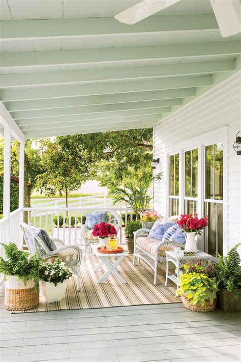 Stories 20 decorating ideas from the southern living idea house. Spring Porch Decorating Ideas - Southern Living