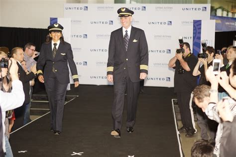 United Airlines Unveils New Uniforms At Newark Airport Live And Lets Fly