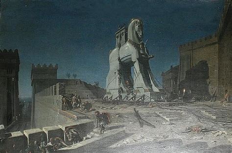 Henri Paul Motte French 1846 1922 The Trojan Horse